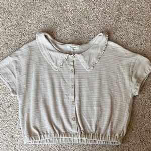 Madewell knit crop top